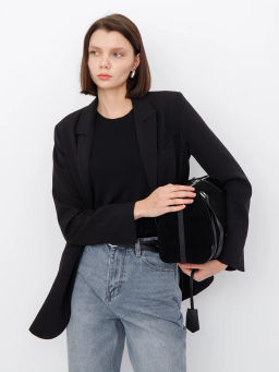 Сумка 8023-1S black Velina Fabbiano-Safenta