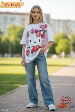 Футболка для девочки с рисунком