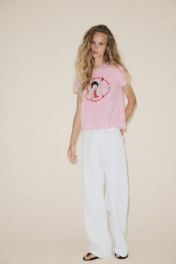 WASHED-EFFECT BETTY BOOP® T-SHIRT
