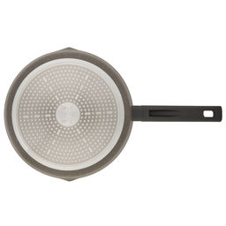 51448 WERNER Сковорода ORGANIC STONE STYLE 28x5,5 см с индукционным дном, с двухслойным антипригарным покрытием Pfluon, бакелитовая ручка с покрытием Soft Touch. Цвет: коричневый. Материал: прессованный алюминий. Толщина стенок и дна: 2,8 мм.  фото 4