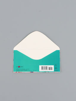 Цена за 10 шт. Конверт для денег «Поздравляем», на голубом, 16,5 х 8 см