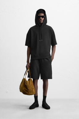 RELAXED FIT JOGGER BERMUDA SHORTS