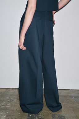 ZW COLLECTION PLEATED TROUSERS - Zara фото 3