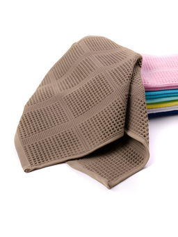 Полотенце вафельное гладкокрашеное - Мокко 35х75