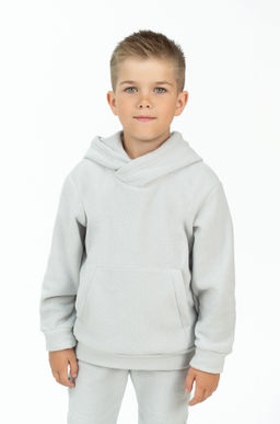 Костюм детский флисовый светлосерый