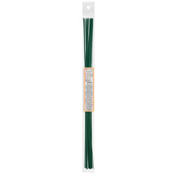 Blumentag PGW-0.95 Проволока флористическая в оплётке 0.95 мм 5 х 20 шт. 40 см №01 зеленый  фото 3