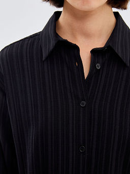 Dokulu Oversize Kad?n G?mlek