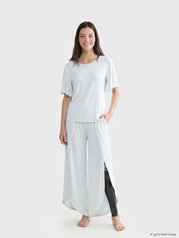 Kolay Giyilebilir Kad?n Pijama Alt?