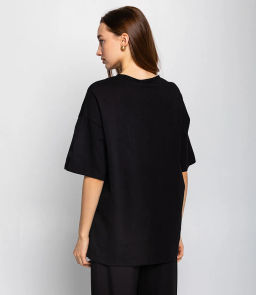 Футболка #КТ67-3, чёрный