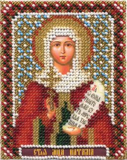 Набор для вышивания PANNA CM-1297 Икона святой мученицы Наталии 8.5 х 10.5 см