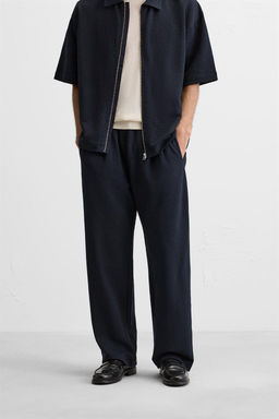 SEERSUCKER TROUSERS WITH PLEATS - Zara фото 12