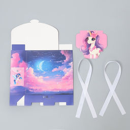 Цена за 2 шт. Коробка подарочная фигурная, упаковка, «Звёздочка», 23.5×22×7 см