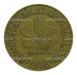 10 пфеннигов 1968 года D Германия