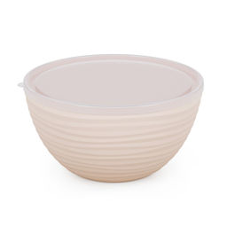 Миска с крышкой "Оазис" п/эт. 4л (бежевый)