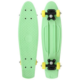 Пенниборд ONLITOP, 56х15 см, колёса PVC 50 мм, пластиковая рама, цвет салатовый  фото 4