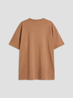 Bisiklet Yaka Yaz? Bask?l? Erkek ?ocuk Ti??rt