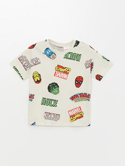 Bisiklet Yaka Spiderman Bask?l? Erkek Bebek Ti??rt