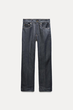 ZW COLLECTION BOOTCUT HIGH-WAIST CROPPED JEANS - Zara фото 7