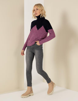Koyu Gri Skinny Fit Jean Pantolon