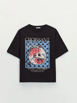 Футболка из хлопка с принтом / Zarina