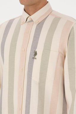 Erkek Krem Uzun Kollu _izgili G_mlek - U.s. polo assn фото 7