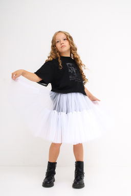 Юбка фатиновая, белая - Inzibe фото 7