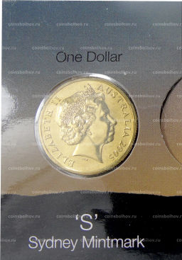 Монета 1 доллар 2005 года В Австралия 90 лет Дарданельской операции(Галлиполи) (в блистере)