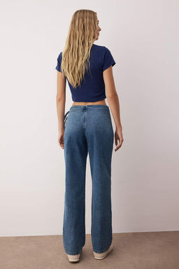 Mavi Kemer Detayl? Normal Bel Wide Leg Jeans TWOAW26JE00137