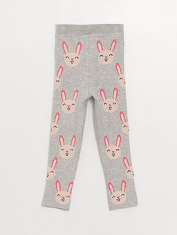 Beli Lastikli Desenli K?z Bebek Triko Tayt