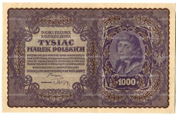 Банкнота 1000 марок 1919 года Польша