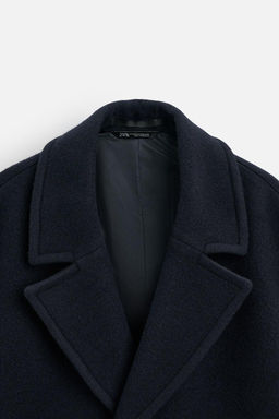 TEXTURED WOOL BLEND COAT - Zara фото 10