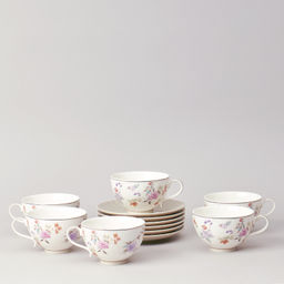 ЧАЙНЫЙ НАБОР LEFARD ВРЕМЕНА ГОДА НА 6 ПЕР. 12 ПР. 250 МЛ СЕРЫЙ