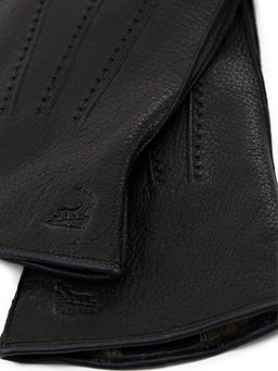 Перчатки мужские 100% ш HS790 black/d.blue - Eleganzza фото 3