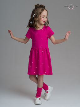 Платье Лето сердечки барби