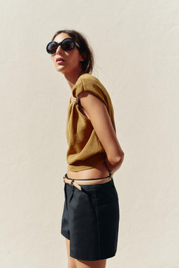 KNIT TRIM TOP - Zara фото 3