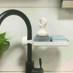 Цена за 2 шт. Подставка для моющик средств с губкой OLS-126-18 (VELEKA-839)