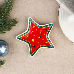 Подставка под чайный пакетик Пряничные человечки, 8.7 х 8.7 см