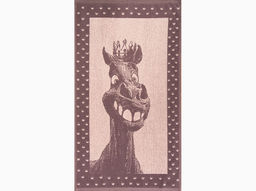 Полотенце махровое 6с103.412ж1 Конь-царь(т.с.мальв1) 50х90см