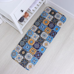 Коврик для ванной и туалета Доляна Богемия, мозаика, 45?120 см  фото 6