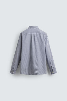STRIPED REGULAR FIT SHIRT - Zara фото 8