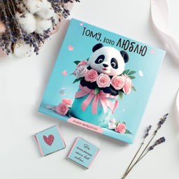 Набор 9 шоколадок "Тому, кого люблю (панда)"