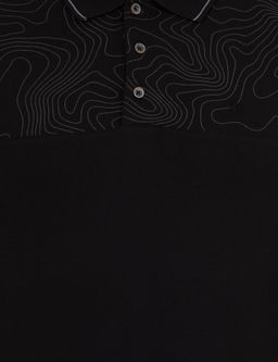 Siyah Polo Yaka Slim Fit T-Shirt - Cacharel фото 6