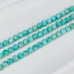 Бусины для украшений из Амазонита (42 бусины) 38 см