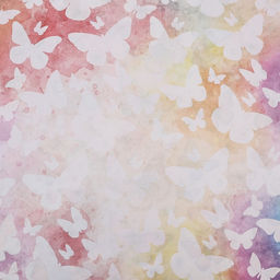 Цена за 10 шт. Бумага упаковочная глянцевая двусторонняя «Яркие бабочки», 100×70 см