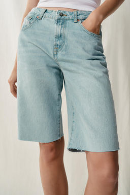 BERMUDA Z1975 DENIM TIRO MEDIO / Azul claro - Zara фото 3