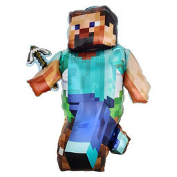 Воздушный шар фольгированный 33" «Человек пиксельный»