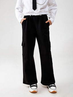 20240160064, Брюки детские для девочек Persefona черный - Акула фото 2