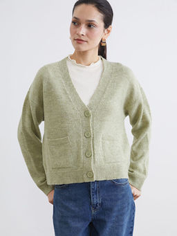 V Yaka Kad?n Triko H?rka