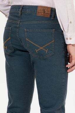 Мужские зеленые джинсовые брюки - U.s. polo assn фото 7