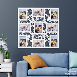 Фоторамка коллаж 53х53 см бабочка / KS808W /уп 24/9 фото белая - ГалеонТрейд фото 8